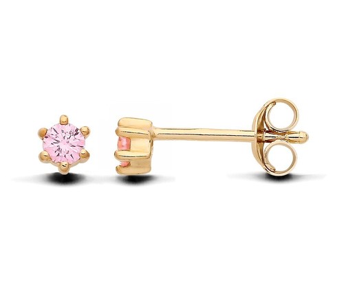 9ct yellow gold silver 3mm - silver,