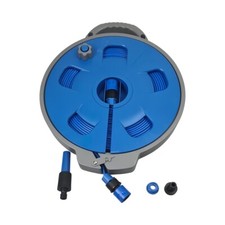 Brunner Boat Caravan Motorhome Roll On 2 Flat Blue Food Grade Hose Reel 15Metres