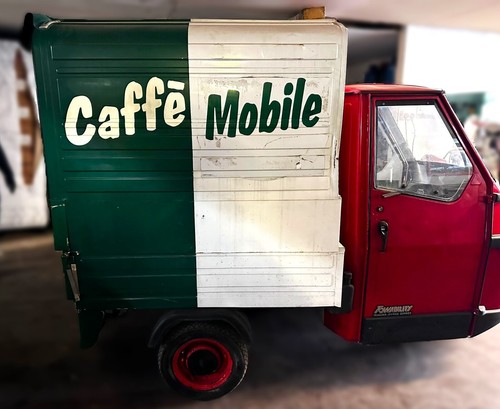 Mobile café van - van, engine