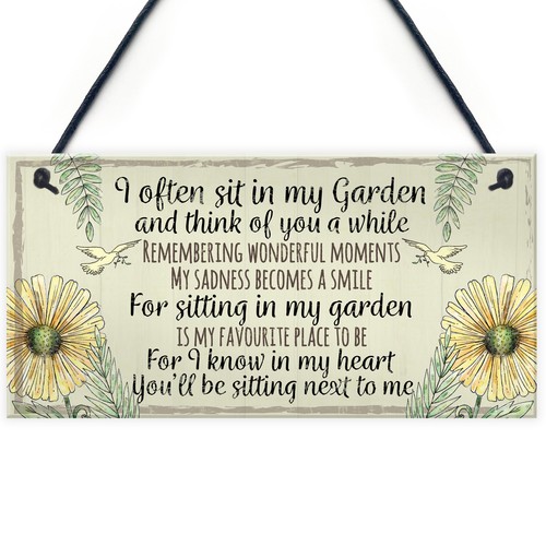 Garden plaque summer house - summer,