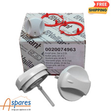 VAILLANT ECO TEC PLUS BOILER PRO CONTROL KNOB SET OF 3 0020074963 NEW GENUINE
