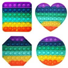 4 Pack Pop It Fidget Toy For