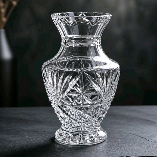 Vintage unmarked cut crystal - unmarked,
