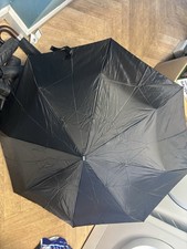 New Totes Black Crook Umbrella