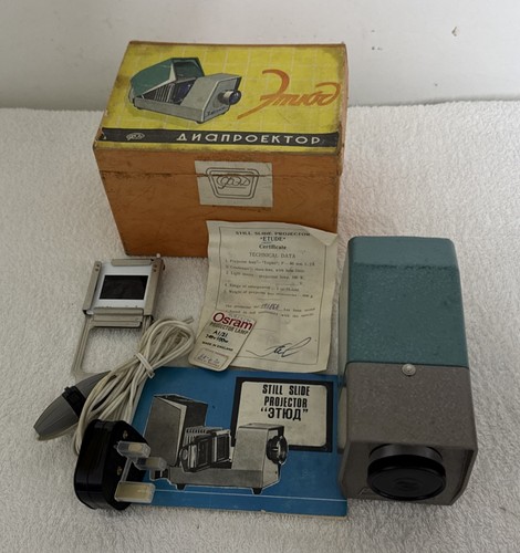 Vintage still slide projector - vintage,