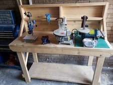 Solid Wooden Work Bench with