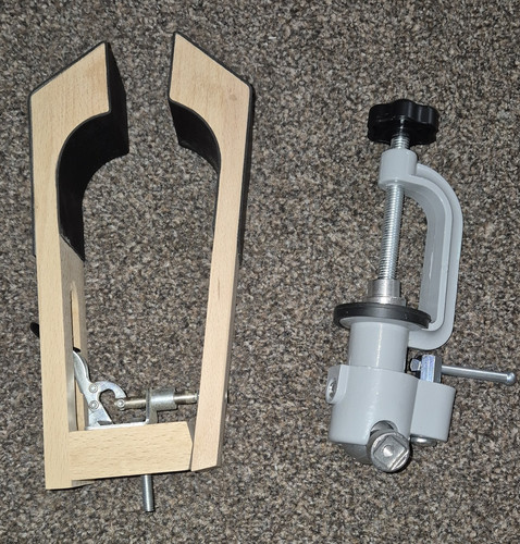 Adjustable bench vice - adjustable, c-clamp