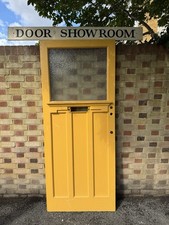 Reclaimed Victorian Edwardian Wooden Panel Door 2077 Or 2070 x 860 Or 855mm