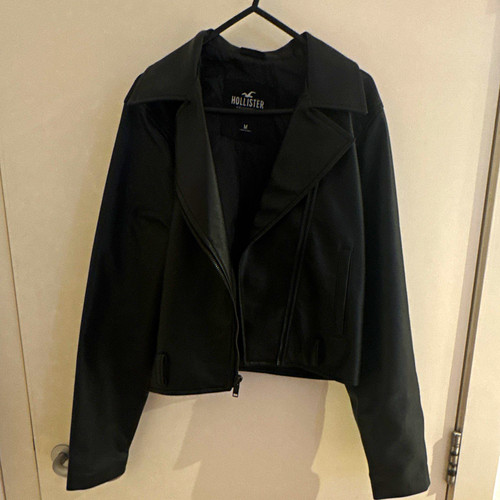 Hollister womens black faux - womens,