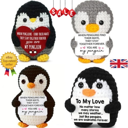 Handmade crochet penguin for - handmade,