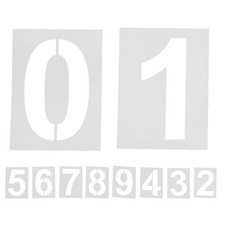  10pcs Large Number Stencils