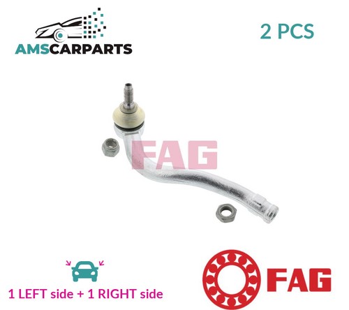 Track rod end rack - track, pair