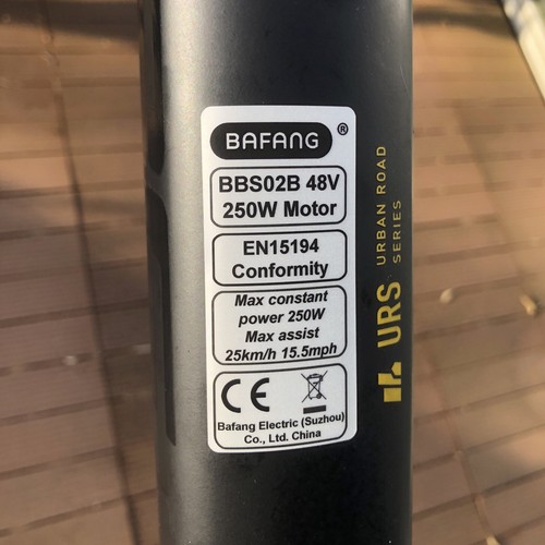 Motor sticker decal bafang - 2x,