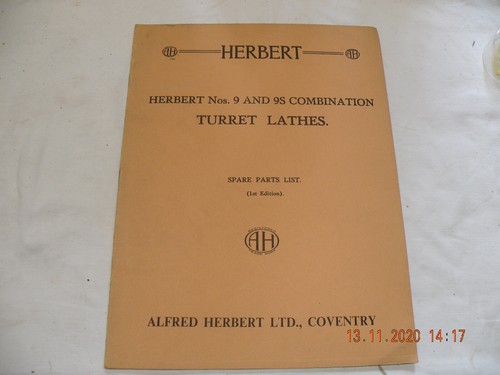 Alfred herbert no9 - alfred, no9/9s