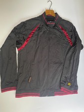 Vintage Starter Track Jacket Black Red Stripe Full Zip Retro 90s Y2K Size L Mens