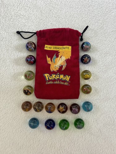 Pokémon glass marbles lot - pokémon,