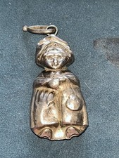 silver figural rattle &