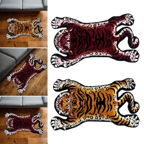 Tiger rug nonslip tufted soft - rug,