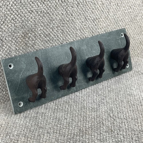Cast iron slate dog - iron, &