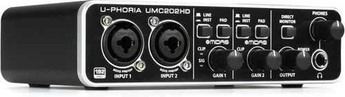 Behringer umc202hd audiophile - behringer,