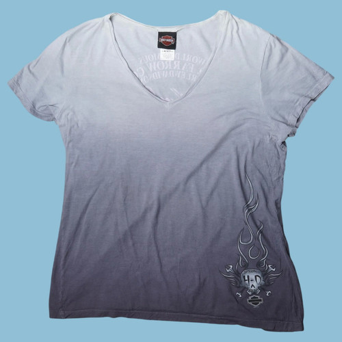 Vintage harley davidson ombre - vintage,
