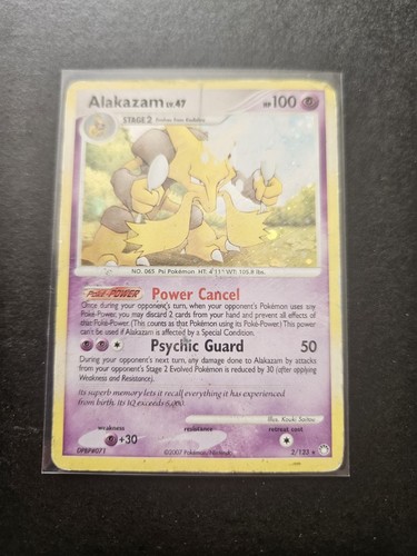 Pokémon alakazam tcg 123 - pokémon, 2/123