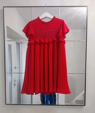 Girls Christmas Red Dress 8