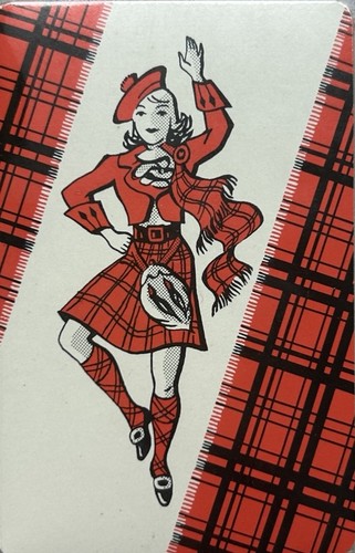 Vtg scottish highland dancer - scottish,