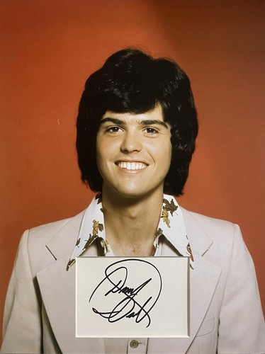 Donny osmond hand signed - donny,