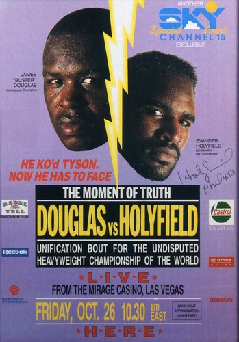 Evander holyfield signed - evander,