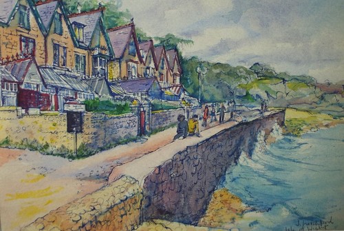 Original watercolour isle - original, ,