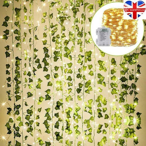 Led ivy leaf garland - leaf, fairy