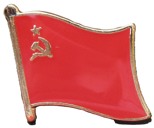 Ussr flag pin - flag, brooch