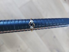 9ct Gpld Sapphire And Diamond
