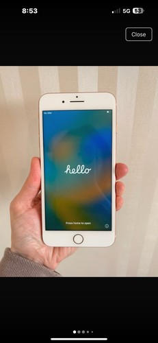 Apple iphone plus 64gb rose - 8,