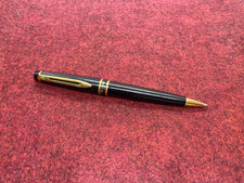 BLACK LACQUER WATERMAN ROLLER BALL BALLPOINT EXPERT PEN VINTAGE USED CONDITION