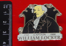 Danbury Mint Enamel Pin Badge Navy Naval History Nelson Captain William Locker