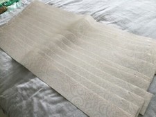 Vertical Blind Slats x 12 - Silvery Grey Beige Textured Pattern 93cm Long