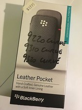 Blackberry leather pocket for - leather,