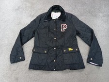 Quilted Jacket Womens Black Size Medium by Paul's Boutique pit-pit 34"