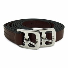 Real leather stirrup leathers - stirrup,