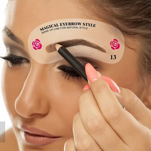 24pcs eyebrow stencils - stencils, shaper