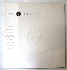 CADILLAC Range Car Sales Brochure LF USA for 1993 #8/92 Allante Seville STS ++