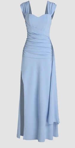 Cider blue sweetheart ruched - sweetheart,