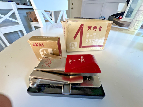 Akai tape splicer - tape,