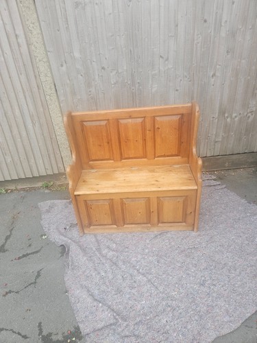Monk storage seat pine - storage,