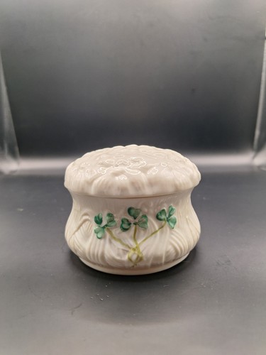 Belleek irish porcelain lidded - porcelain,