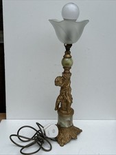 Vintage Onyx Marble Lamp Light