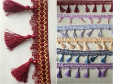 LARGE TASSEL BEADED FRINGING