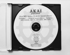 Akai MPC2000XL MPC60 MPC2000 MPC3000 CD-ROM Sound Library Volume 1 Drum Samples